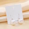 Pendientes de plata esterlina S925 de cuerpo brillante al por mayor moda perla de imitación para mujer simple Joker fabricantes de joyería para la oreja venta al por mayor