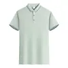 Polo Transpirable de Manga Corta de Seda de Hielo de Secado Rápido para Verano, Adecuado para Hombres y Mujeres, Ropa de Trabajo para Eventos Corporativos de Construcción de Equipo