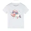 Colección Unicornio en AliExpress Camiseta para Niños Niñas Verano Linda Manga Corta Camisa con Gorro Redonda Una Pieza Cabello
