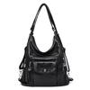 Comercio Exterior Transfronterizo 2026 Nueva Mochila Multifuncional, Bolso Cruzado de Nuevo Estilo para Mujeres de Mediana Edad, Bolso de Hombro de Cuero Suave, Diseño Simple