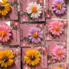 Vela Aromática de Camomila Pequena Crisântemo Evento Dia das Mães Presente Decoração de Casa Ornamento Lembrança Presente Transfronteiriço