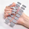 Pegatinas para Uñas con Purpurina de Color Sólido Sin Hornear Removibles Pegatinas para Uñas con Pegamento de Gelatina Suministro Directo de Fábrica Origen Seguras para Mujeres Embarazadas