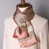 Bufanda de Seda de Morera de Alta Gama para Hombre Bufanda de Seda Primavera Otoño e Invierno Estilo Chino Tira Larga Regalo de Negocios para Novio