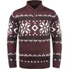 Suéter de Punto Transfronterizo Nuevo para Hombre Estilo Retro Europeo y Americano Casual Ajustado Chaqueta Pulóver de Punto