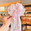 2023 Nuevo Estilo Pasador de Pelo con Lazo Accesorios para el Cabello de Niños Celebridad de Internet Pinza para el Cabello Grande Linda para la Parte Trasera de la Cabeza Estilo Occidental Súper Hada