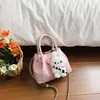 Bolso Cubo de Mano Plegado Moda Retro para Mujer 2026 Nuevo Estilo Coreano Bolso de Hombro Madre e Hijo Bolso Cruzado para Viajar