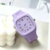 Reloj cuadrado de TikTok de celebridad de Internet para mujer estilo universitario ins para hombre y mujer reloj de cuarzo de moda coreano simple para estudiante reloj electrónico