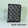 Libro de hojas sueltas de seis agujeros de color estilo ins japonés y coreano para perseguir estrellas a5a6 borde con cremallera transparente libreta de mano de 6 agujeros papelería de moda