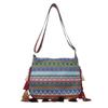 Bolsa Quadrada Pequena Personalizada com Franjas de Grande Capacidade Estilo Étnico 2023 Nova Bolsa de Ombro Transversal Boêmia Nicho Feminina