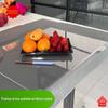 Tk Amazon explosões transfronteiriças acrílico transparente tábua de corte transparente antiderrapante cortar frutas e vegetais tábua de corte atacado