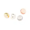 Versão coreana do conjunto de personalidade de pressão auricular quente anel de aço inoxidável tampão de ouvido em forma de hambúrguer de silicone tampão de brinco anti-queda fábrica atacado