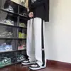 Pantalones largos holgados, rectos y modernos de marca para hombre, estilo Hong Kong juvenil, con múltiples combinaciones, informales, con puntera y pierna.