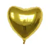 Globo de película de aluminio de estrella de cinco puntas de amor de 32 pulgadas Suministros para fiesta de cumpleaños diseño de habitación de boda bola de aluminio en forma de corazón propuesta