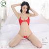 Comercio Exterior Sexy Aceitoso Tres Puntos Misterioso Ropa Sexual Puro Deseo Agradable a la Piel Pareja Amor Ardiente y Fuego Pijama de Una Pieza para Mujer