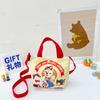 Nuevo bolso de lona para niños, bandolera con bonitos dibujos animados, bolso de tela pequeño para niñas coreanas, bolso para niñas pequeñas