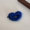 Bonito Cor Lã Enrolamento Amor Grampo de Cabelo Lateral Clipe Doce Bonito Feminino Quebrado Franjas Grampo Novos Acessórios de Cabelo