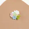 Anel Original Estilo Floresta Primavera e Verão Anelado Cor de Cânion Contas Aglomerado de Flores diy Brincos Frescos Broche Feminino Acessórios de Flor Lateral para Sapato