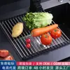 Venta Caliente Rejilla Enrollable para Platos de Acero Inoxidable Escurridor para Fregadero de Cocina Escurridor Plegable Estante de Almacenamiento Antimoho