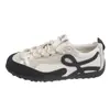 Zapatos de entrenamiento alemanes para mujer que aumentan la altura, nuevo modelo otoño 2026, cuero suave, bloques de color retro, suela suave y cómoda, casual deportivo, zapatos Forrest Gump