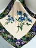 Bufanda de Seda Nueva Corbata de Cuello para Mujer, Bufanda Cuadrada Pequeña Azul de Seda de Morera de Gama Alta Vintage Bufanda de Seda Versátil Venta al por Mayor