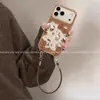 Adecuado para funda de teléfono móvil Iphone17 Diseño de nicho Manzana 16Pro Modelo sin colisión 15 Corte de hoja de arce Gato Kitty