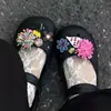 Nueva Flor de Dopamina de Gama Alta Estilo Ins con Cuentas y Lentejuelas Decoración de Hebilla para Zapatos DIY para Zuecos