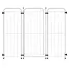 Cerca Modular Portátil Max para Pets - 2 Painéis + Portão (98 cm) - Branco