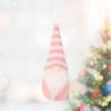 Decorações de Natal Novas Transfronteiriças Chapéu de Tricô Rudolph de Natal Pequeno Pingente Criativo Boneca Pingente para Árvore de Natal