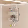 Estante de malla para colgar en la pared, un artículo imprescindible para dormitorios, con gran capacidad y una cesta colgante para almacenamiento junto a la cama, adecuado tanto para literas superiores como inferiores