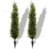 Decoração de Natal Tendência Transfronteiriça com Folhagem Artificial e Pinheiro para Gramado Externo com Peças Removíveis