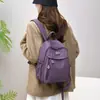 Mochila ligera para mujer, tela de nailon impermeable, nuevo estilo 2026, para viajes casuales, ir al trabajo y uso diario, adecuada para mamás y para llevar libros pequeños
