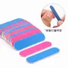 Venta al por mayor 100 Piezas/Paquete Lima de Uñas Mini de Madera Doble Cara Desechable Herramientas Auxiliares de Lijado para Uñas Lima para Uñas