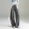 Pantalones de pierna ancha curvados, modernos y elegantes para mujer, nuevo modelo otoño/invierno 2026, de cintura alta, adelgazantes, fluidos, estilo banana casual para deporte