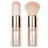 Brocha de Maquillaje Multifuncional Portátil de Viaje Mini Multifuncional Conveniente Polvo Suelto Sombra de Ojos Rubor Contorno Retráctil Cápsula