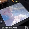 Alfombrilla Pequeña para Computadora de Juegos E-Sports para Niñas, Alfombrilla de Ratón de Oficina de Animación Bidimensional, Alfombrilla de Escritorio, Periféricos de Computadora