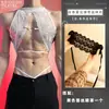 Bodysuit Lou Bei Lingerie Sedutora Renda Hipnotizante Costas Vazadas Decote Halter Sexy Conjunto de Três Peças Sedutor Transparente Não Precisa Remover