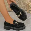 Nuevos Zapatos de Uniforme Primavera/Otoño 2026 Suela Gruesa Estilo Mujer Zapatos Pequeños de Cuero Mocasines Británicos Zapatos Individuales Retro de Moda para Mujer