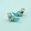 Pie Prensatelas de Rodillo de Plástico para Máquinas de Coser Domésticas, Máquina de Pedal Antigua, Pie Prensatelas Multiusos de Rodillo, Pie Prensatelas de Plástico para Telas Gruesas y Delgadas