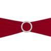 Alças de Flor com Laço para Encosto de Cadeira Capa Elástica para Cadeira de Hotel Casamento Camada Única Argola Personalizada Venda Quente Transfronteiriça Capa para Cadeira de Jantar Casamento