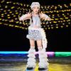 Ropa de Baile Jazz para Niñas Hip-Hop Genial y Atractiva Moda Elegante para Niñas Traje de Pasarela Ropa de Moda Urbana Hiphop para Niños