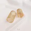 Anillo de Alambre de Cobre Chapado en Oro de 14K que Conserva el Color Accesorios DIY Anillo con Forma de Resorte Material de Bobina Principal Enrollado a Mano