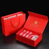 Copo Moutai, copo de vinho pequeno, copo de vidro de cristal, conjunto de decantador de bebida de dose única de 10ml, conjunto de sete peças, branco