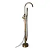 Grifo de bañera de suelo columna de cobre grifo de bañera control automático de agua fría y caliente para el hogar hotel venta al por mayor de fábrica grifo