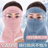 Máscara cálida de otoño e invierno para hombres y mujeres que conducen al aire libre, a prueba de polvo, protección para los oídos, protección facial, protección para los ojos, máscara gruesa de cara completa contra el viento frío