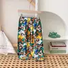 Pantalones de pijama de verano de seda helada para niños, Pantalones a prueba de mosquitos para niñas, Pantalones tipo jogger para niños pequeños, Pantalones de casa para niños, Pantalones de playa para exteriores