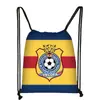 Bolsa com Cordão para Futebol da Copa do Mundo Transfronteiriça de 2026 com Estampa do Logo da Equipe, Mochila com Cordão de Poliéster, Bolsa de Armazenamento de Grande Capacidade