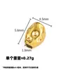 Collar Pulsera de Acero Inoxidable Chapado en Oro de 18K con Cuentas Espaciadoras de Piedra Irregular Forma Irregular Agujero Pasante Cuentas Sueltas Accesorios para Joyería DIY