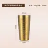 Suministro Directo de Vasos de Agua Martillados de Acero Inoxidable 304, Vasos de Cerveza, Tazas de Té de Restaurante de Doble Capa de Gran Capacidad, Vasos de Jugo, Tazas de Café