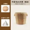 Cubo de Madera para Arroz al Vapor Casero Vaporera de Arroz Cubo de Arroz Antiguo Cocina Tamaño Comercial Cubo de Vaporización Aislado de Madera de Abeto Vaporizando Arroz