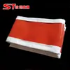 Fabricante de piel, piel no metálica para central térmica, piel compuesta de PTFE con tela de silicona roja.